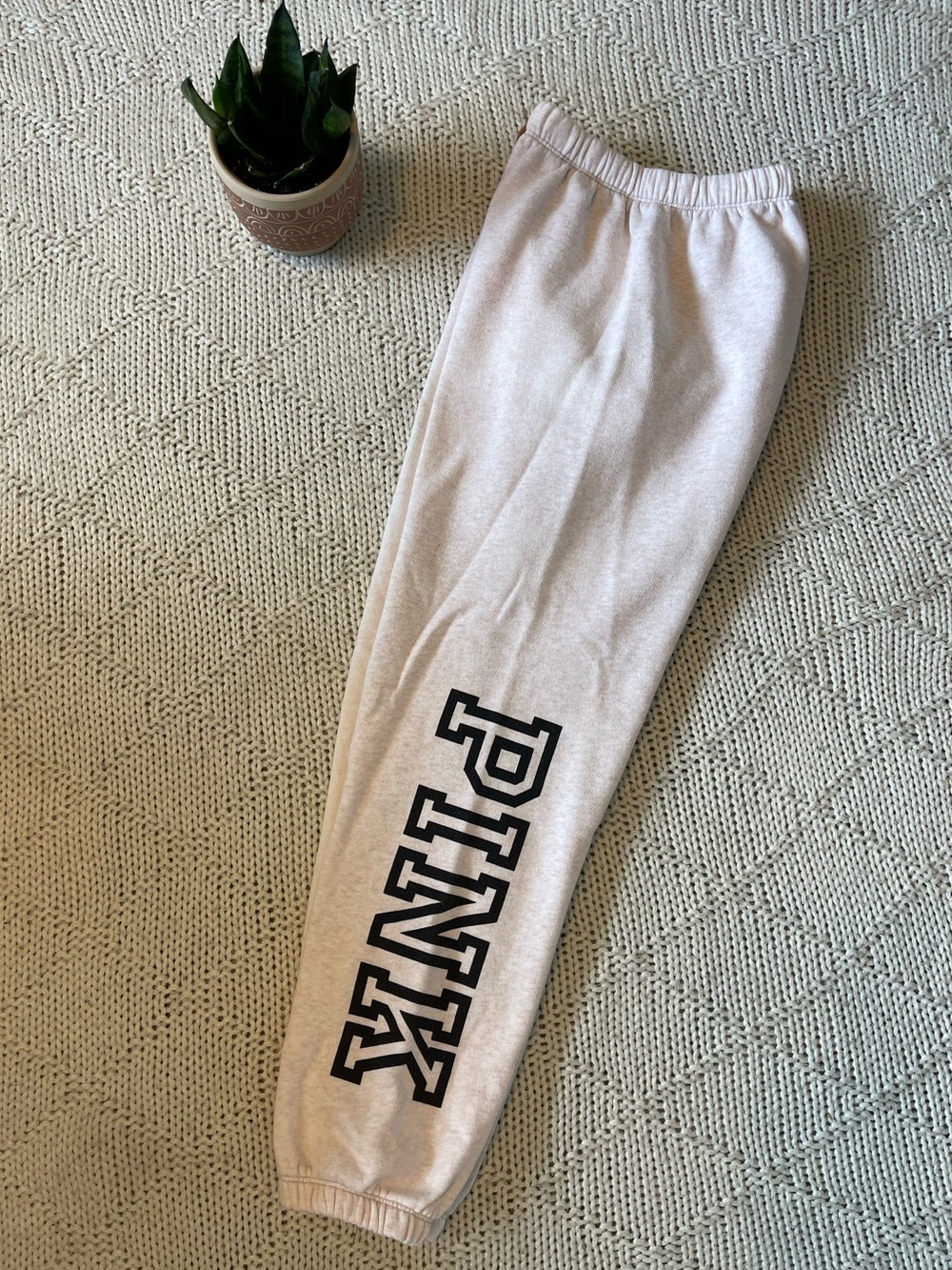 PINK Victoria’s Secret Blush Logo Jogger Sweatpants Women’s S